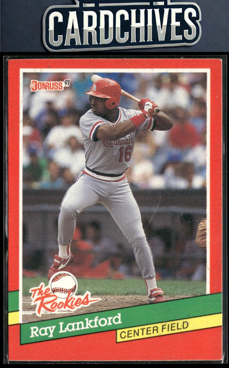 Ray Lankford 1991 Donruss The Rookies #8