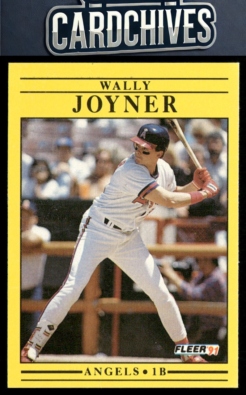 Wally Joyner 1991 Fleer #317b