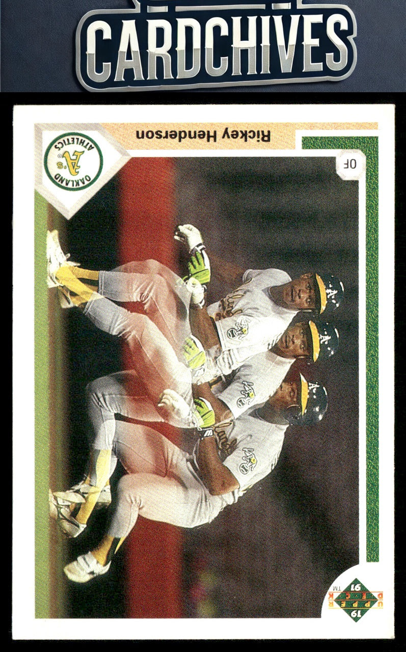 Rickey Henderson 1991 Upper Deck #444