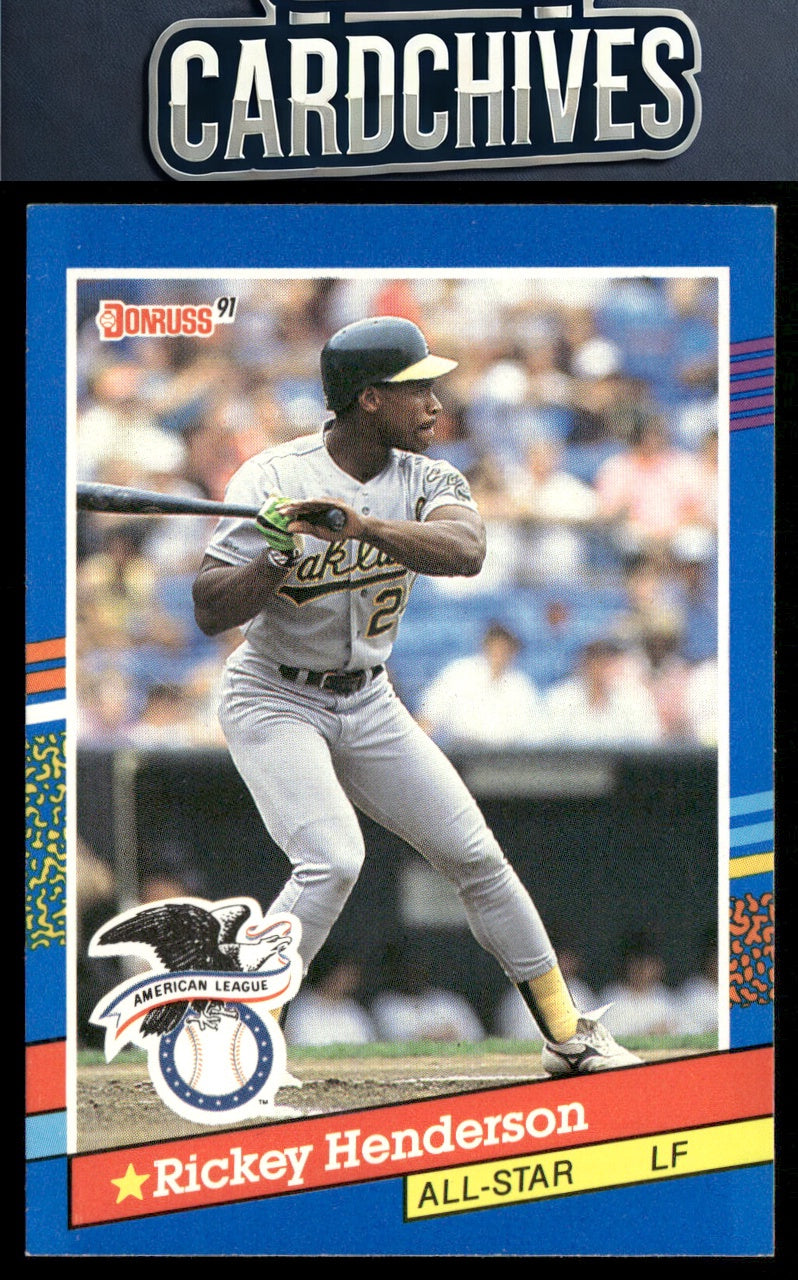Rickey Henderson 1991 Donruss #53