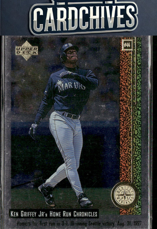 Ken Griffey Jr. 1998 Upper Deck #44 Ken Griffey Jr.'s Home Run Chronicles