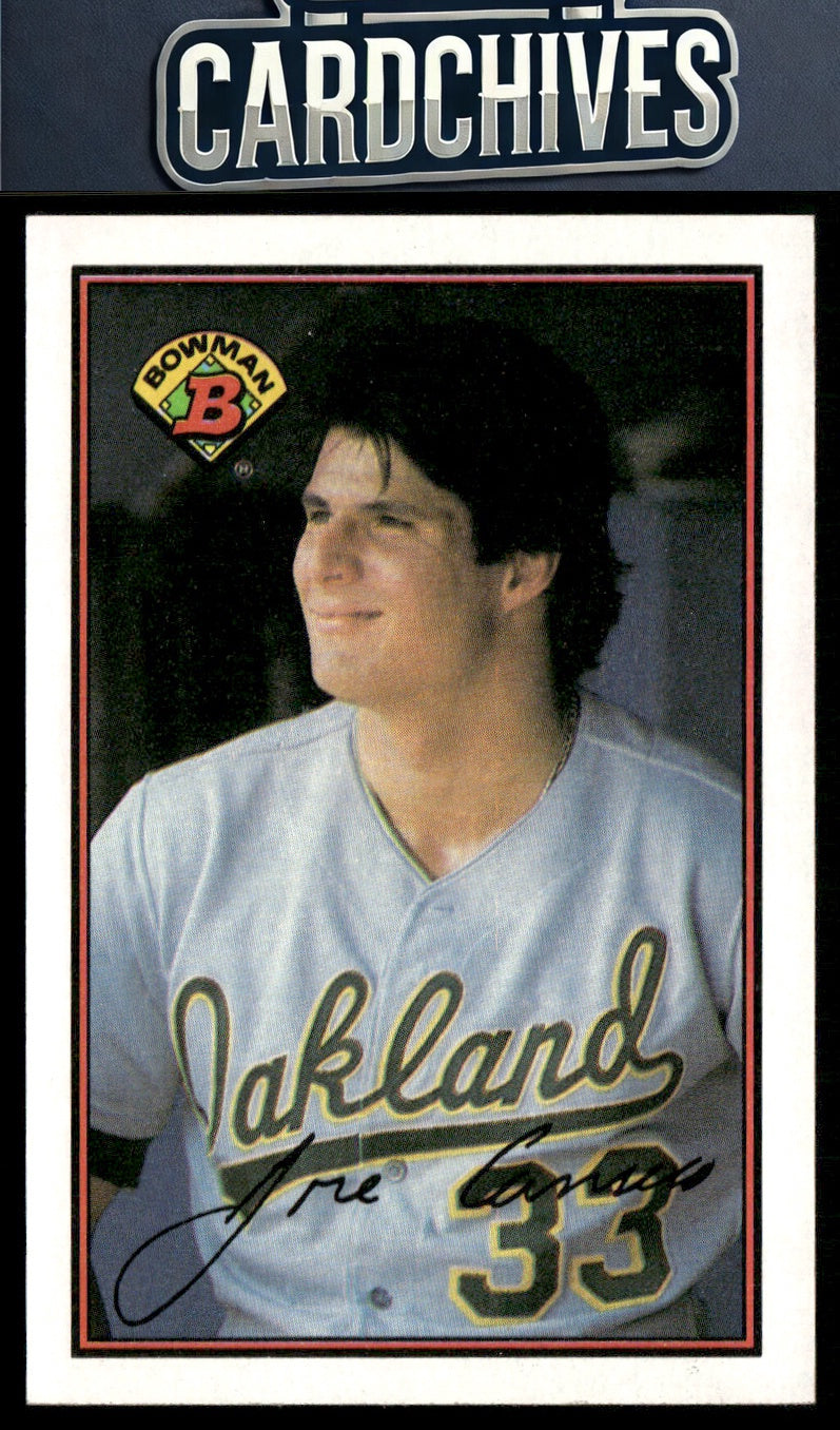 Jose Canseco 1989 Bowman #201