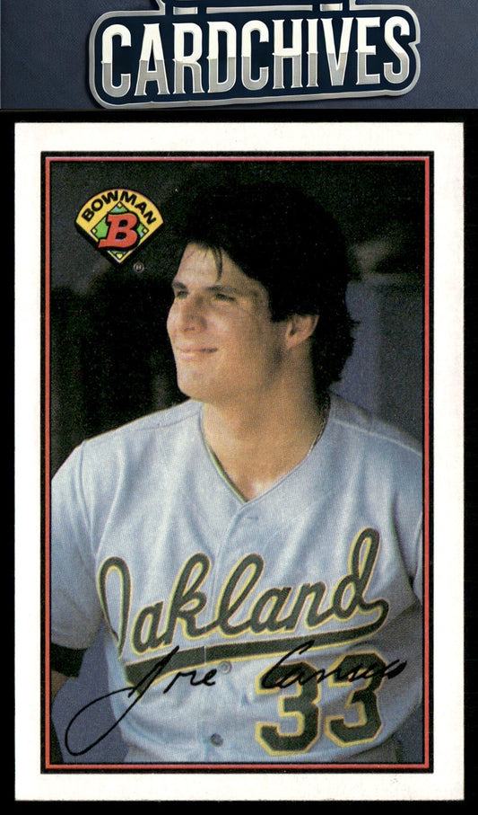 Jose Canseco 1989 Bowman #201
