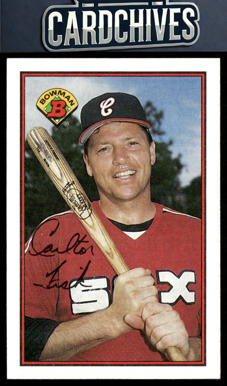 Carlton Fisk 1989 Bowman #62