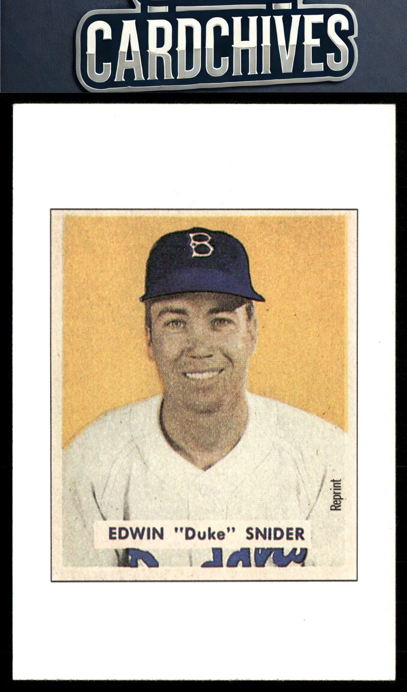 Edwin "Duke" Snider 1989 Bowman #NNO Reprint Sweepstakes