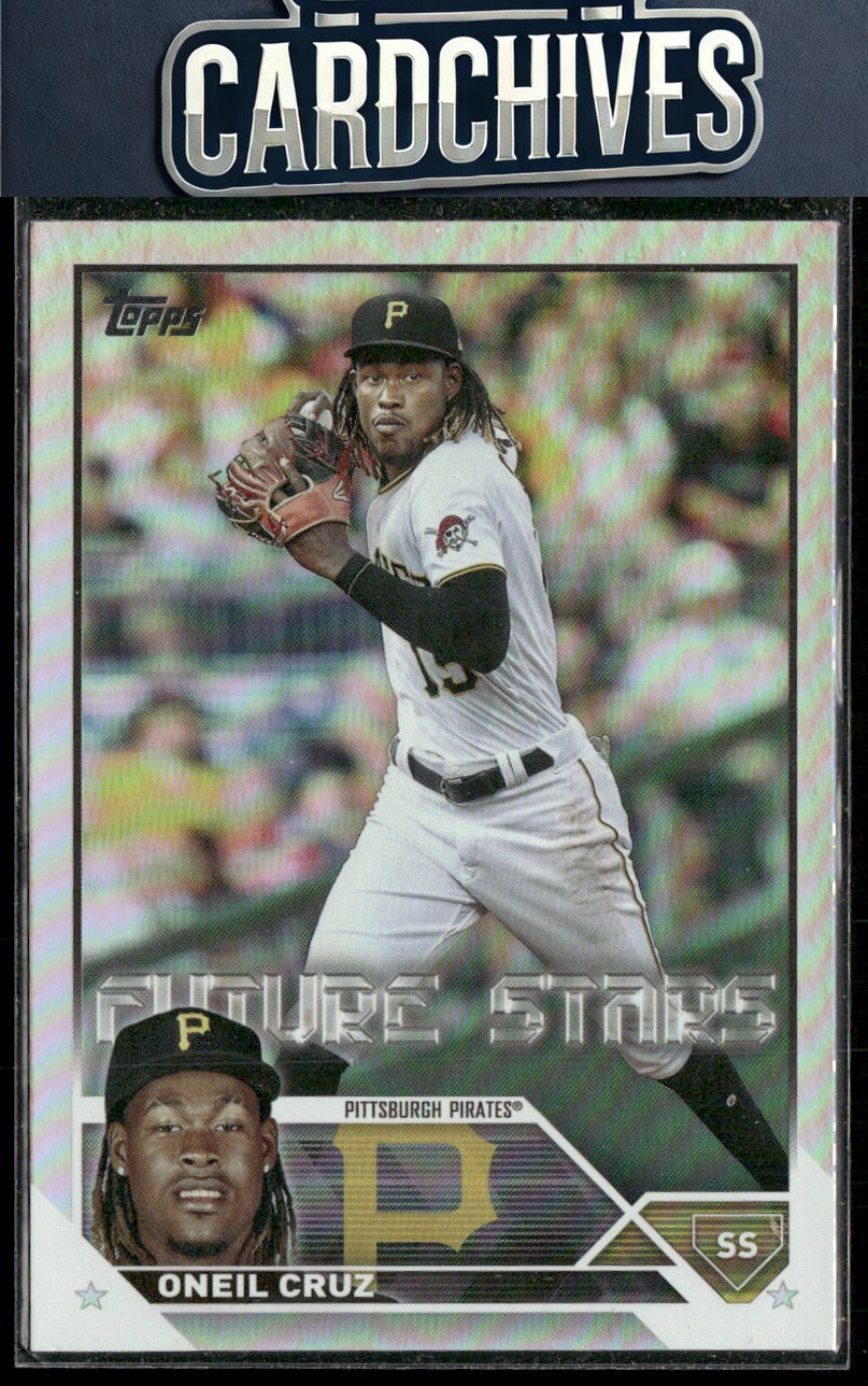 Oneil Cruz 2023 Topps #285 Rainbow Foil