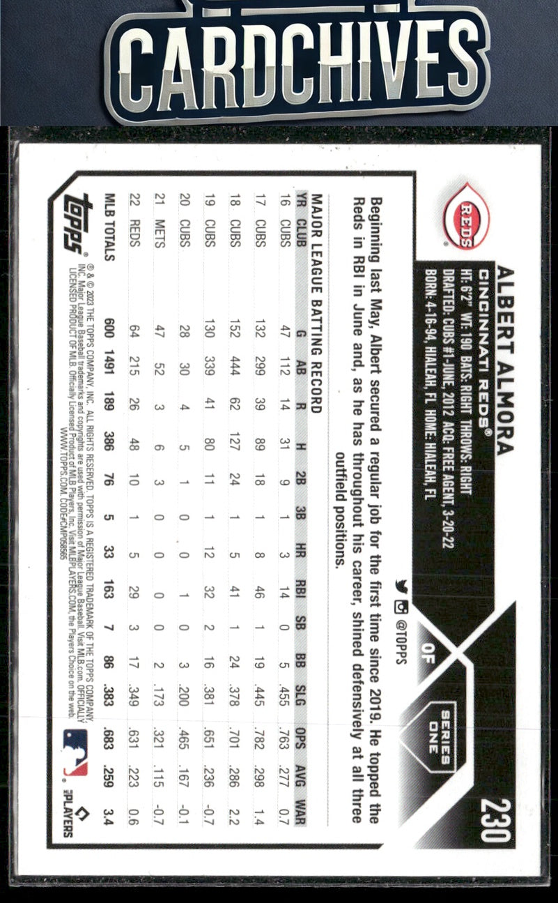 Albert Almora 2023 Topps #230 Rainbow Foil