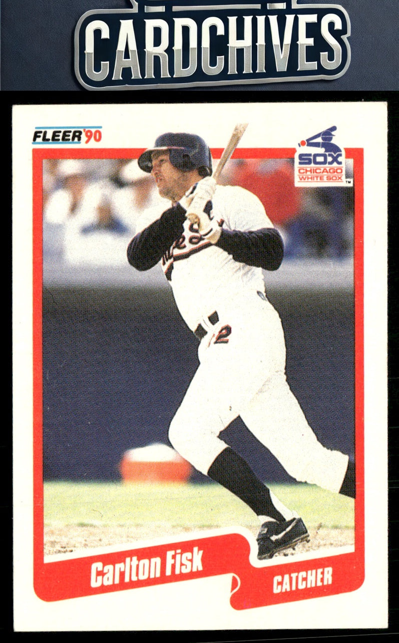 Carlton Fisk 1990 Fleer #530