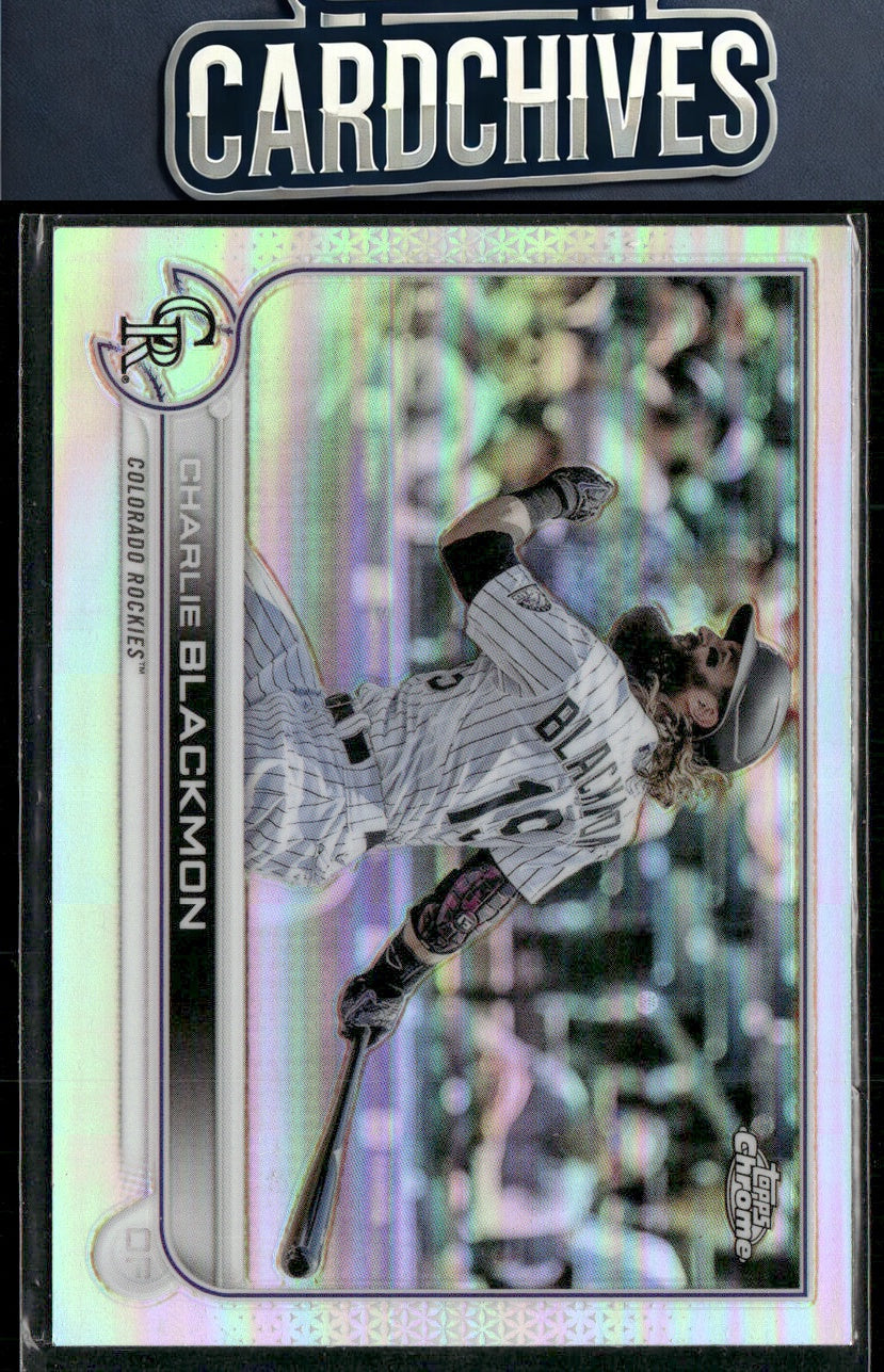 Charlie Blackmon 2022 Topps #352 Rainbow Foil