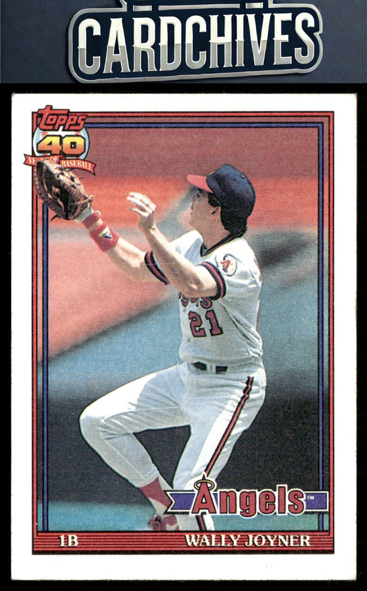 Wally Joyner 1991 Topps #195b