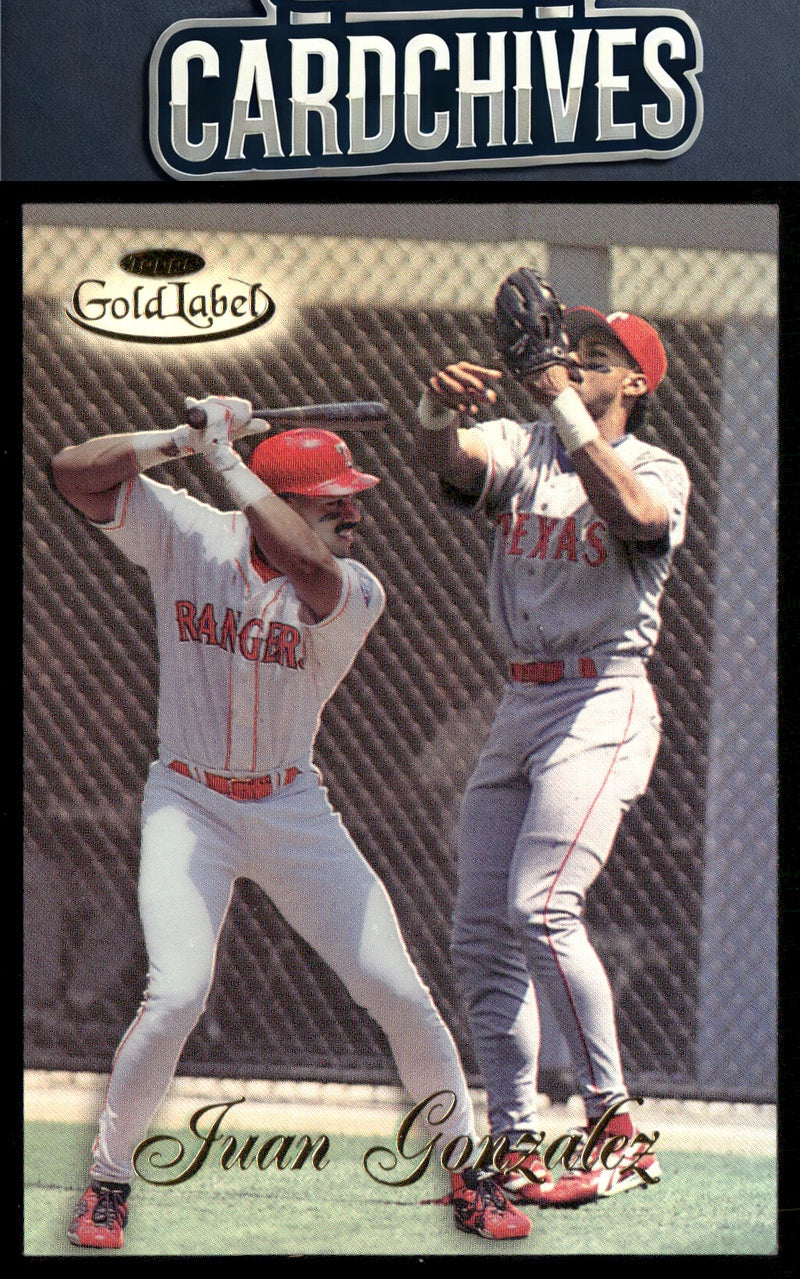 Juan Gonzalez 1998 Topps Gold Label #50