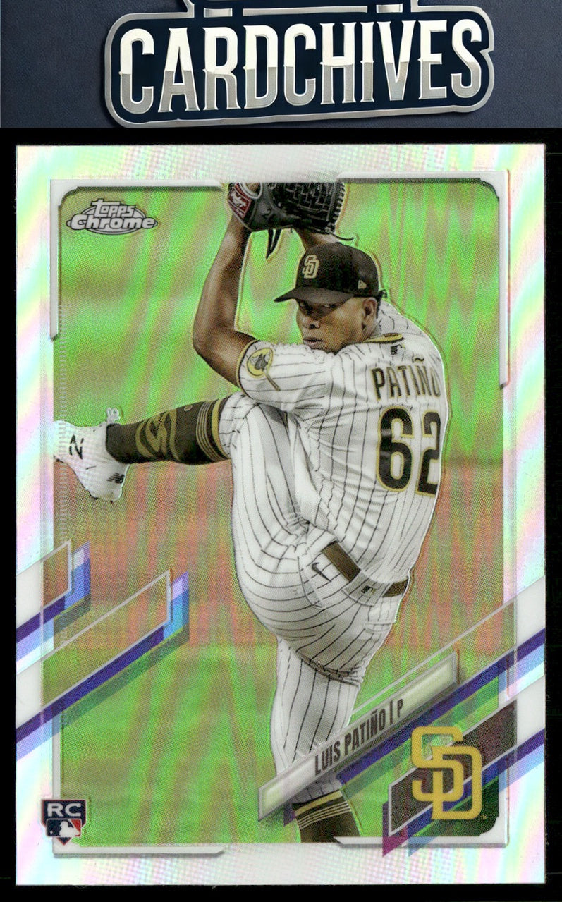 Luis Patiño 2021 Topps Chrome #196 Refractor RC