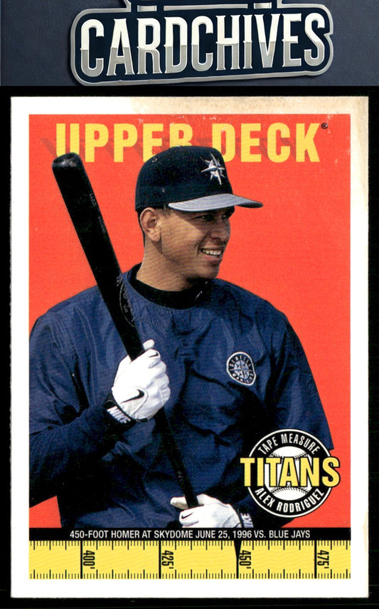 Alex Rodriguez 1998 Upper Deck #18 Tape Measure Titans