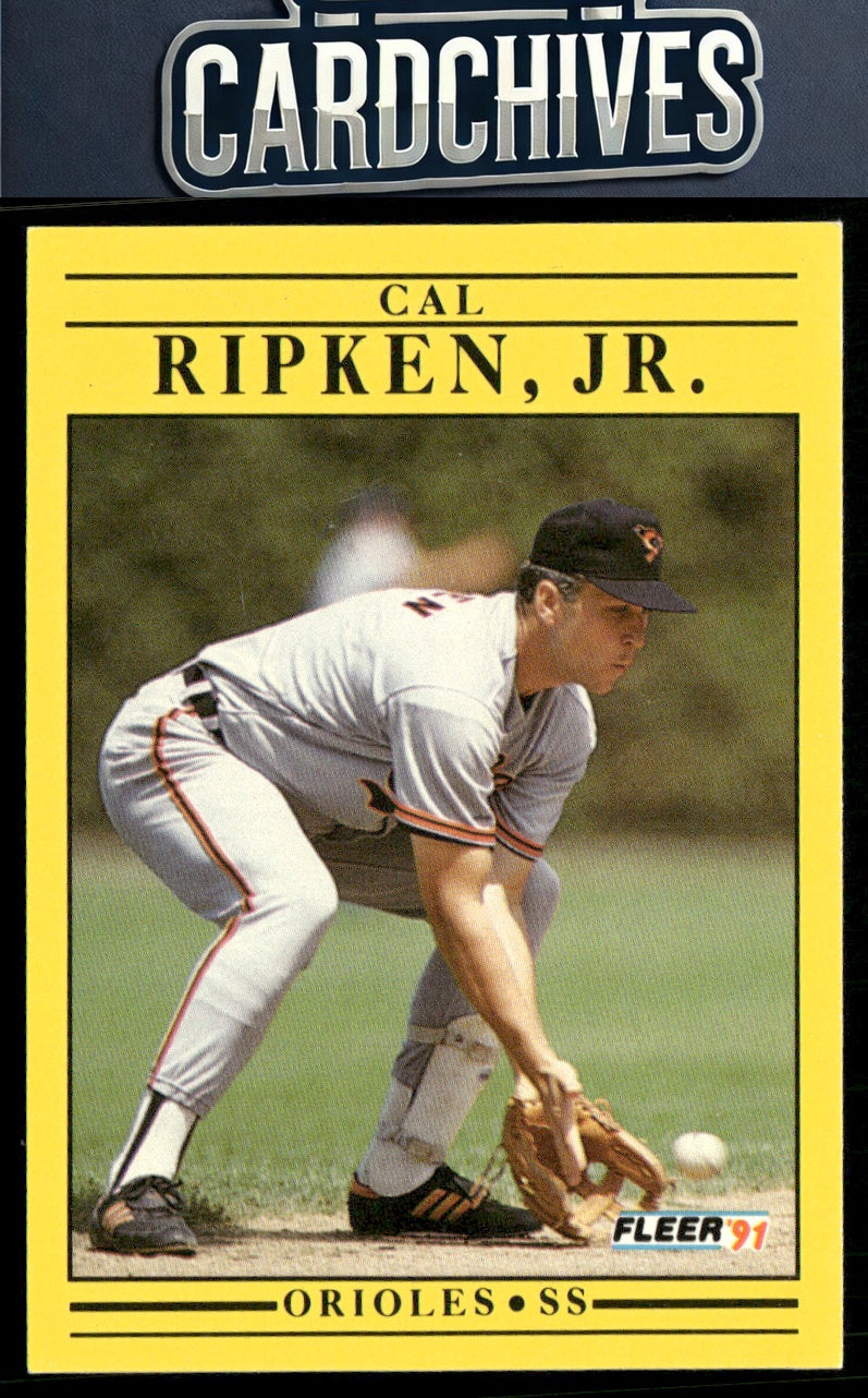 Cal Ripken, Jr. 1991 Fleer #490