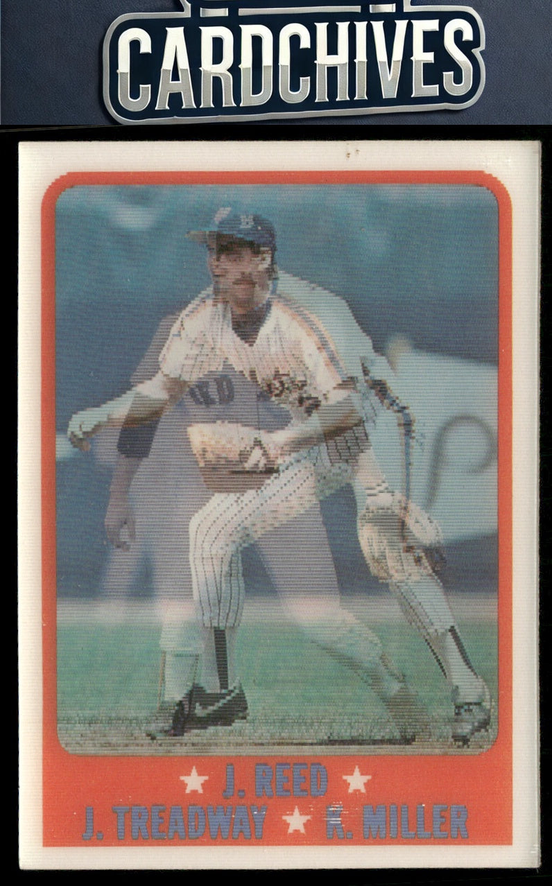Jody Reed / Jeff Treadway / Keith Miller 1988 Sportflics #225