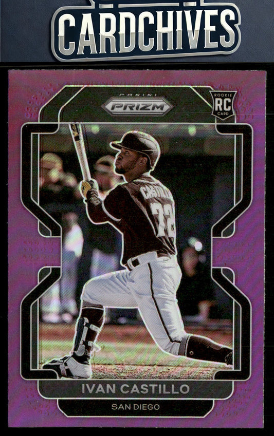 Ivan Castillo 2022 Panini Prizm #193 Purple Prizm RC