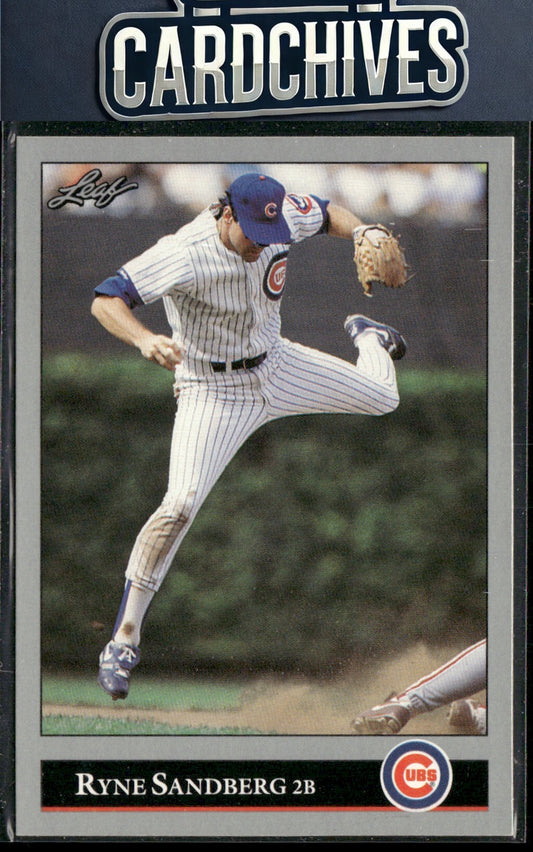 Ryne Sandberg 1992 Leaf #317