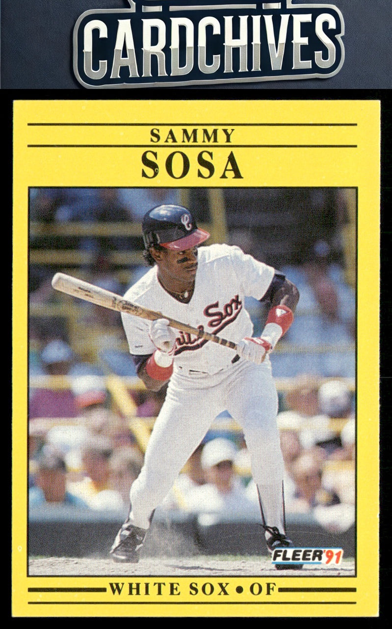 Sammy Sosa 1991 Fleer #136