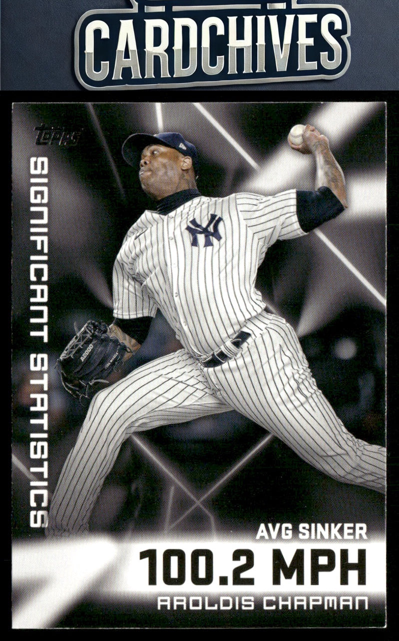 Aroldis Chapman 2023 Topps #SS-20 Significant Statistics