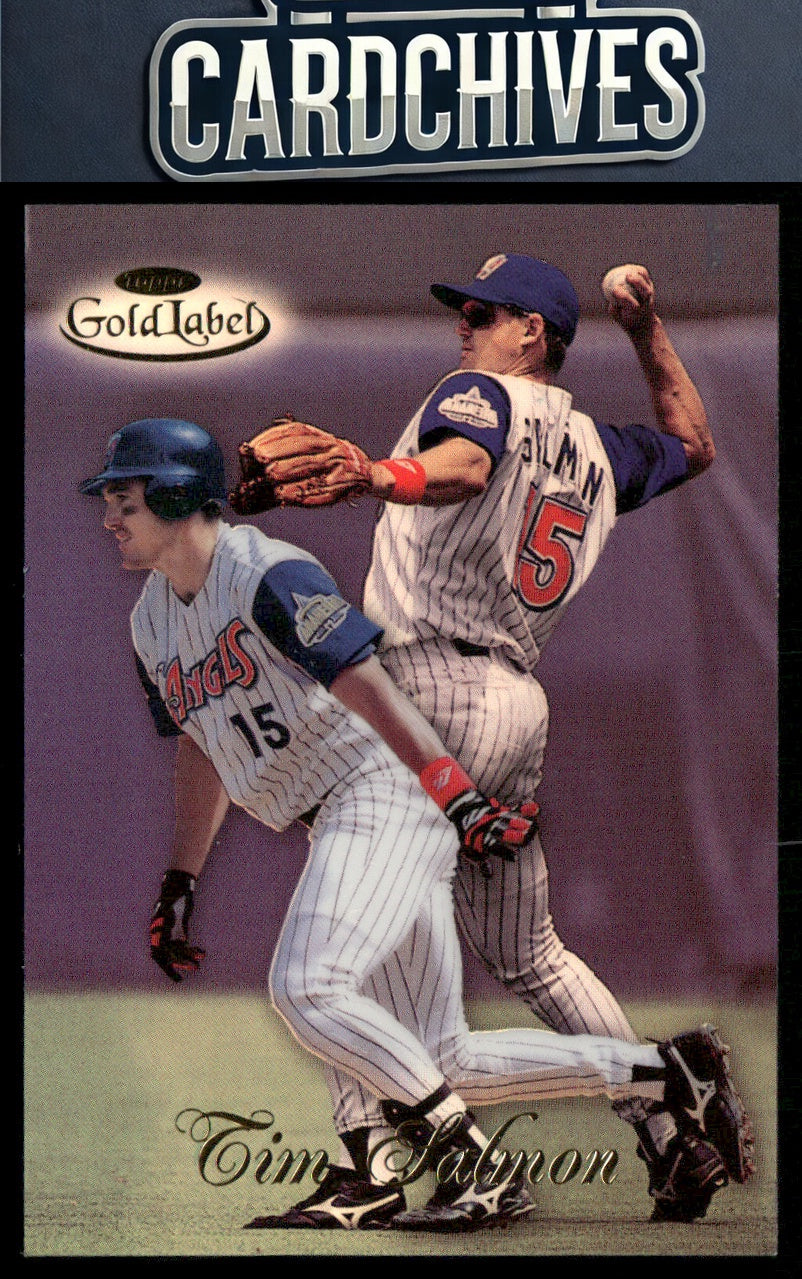 Tim Salmon 1998 Topps Gold Label #71 Class 1 Black Label