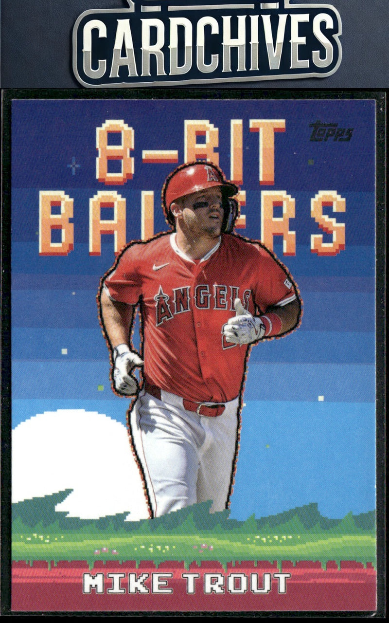 Mike Trout 2025 Topps #8B-2 8-Bit Ballers