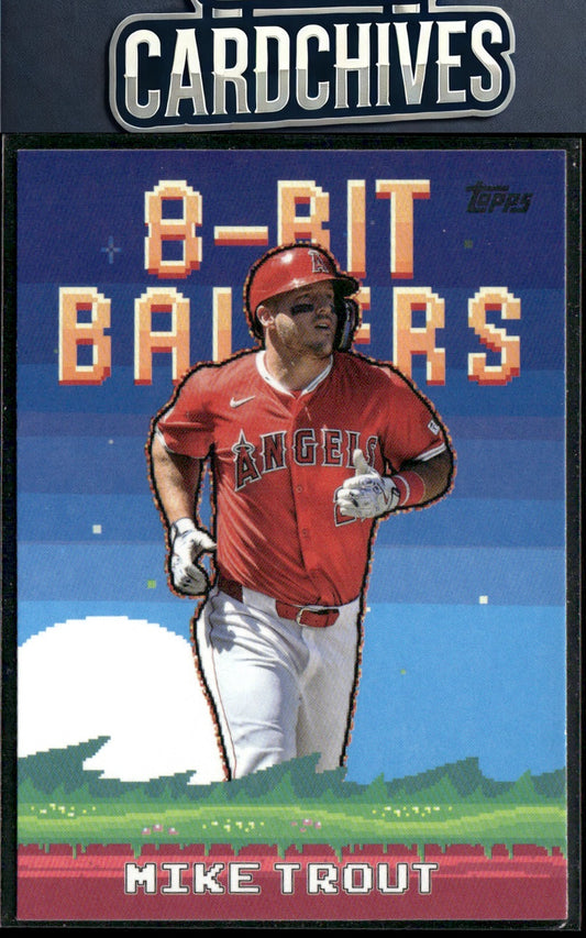 Mike Trout 2025 Topps #8B-2 8-Bit Ballers