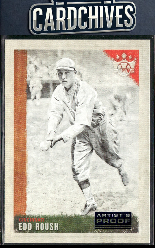 Edd Roush 2022 Panini Diamond Kings #17 Artist's Proof Blue
