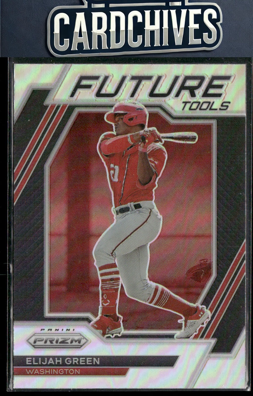 Elijah Green 2023 Panini Prizm #FT12 Future Tools Silver Prizms
