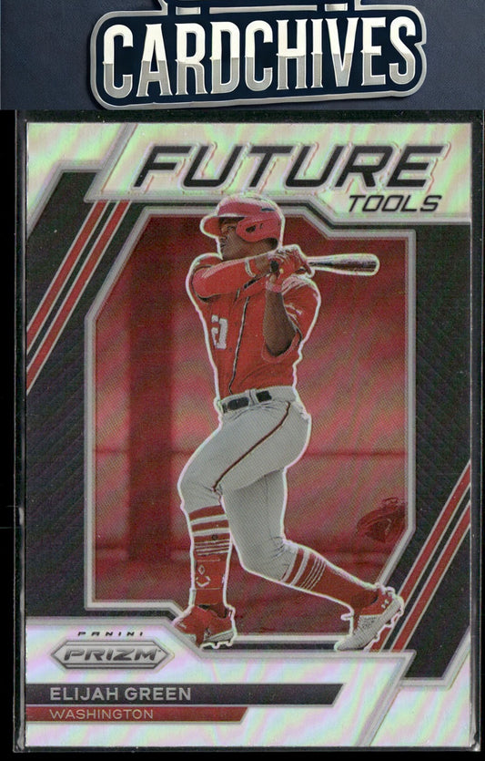 Elijah Green 2023 Panini Prizm #FT12 Future Tools Silver Prizms