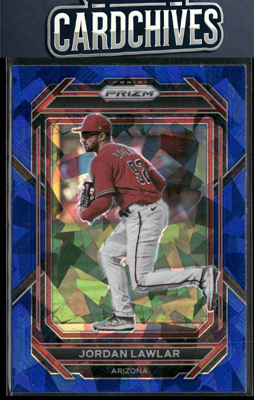 Jordan Lawlar 2023 Panini Prizm #139 Blue Ice Prizms