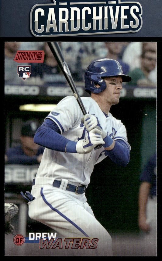 Drew Waters 2023 Stadium Club #211 Red Foil RC