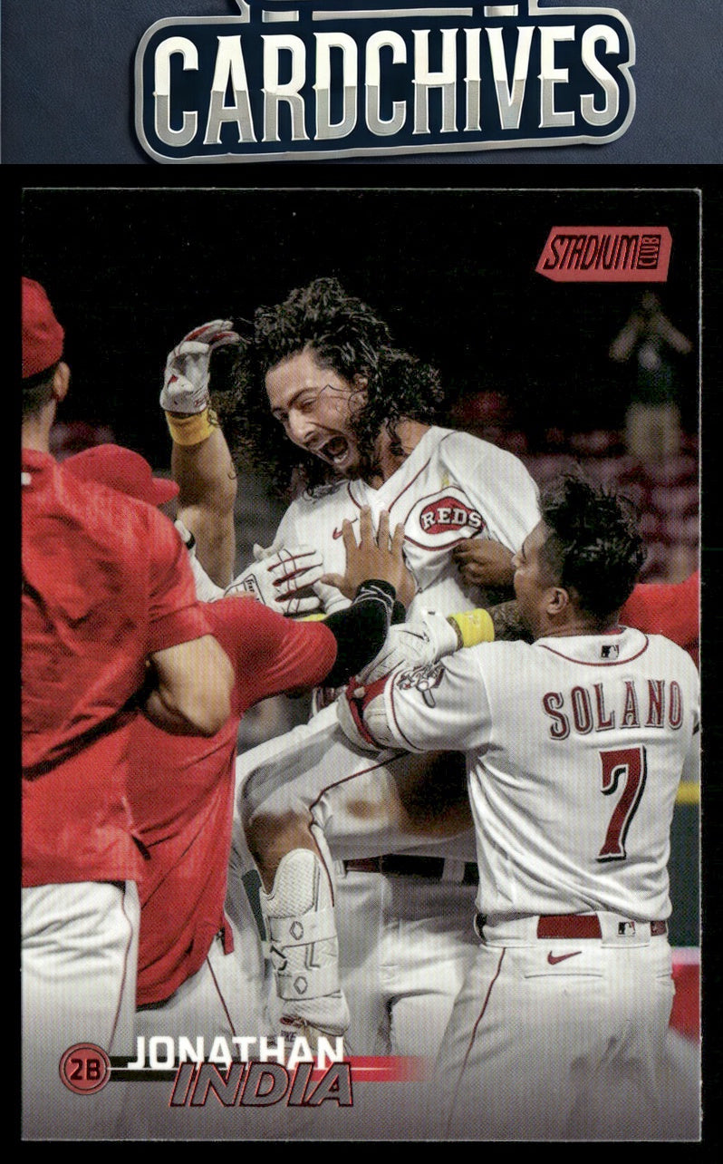 Jonathan India 2023 Stadium Club #161 Red Foil