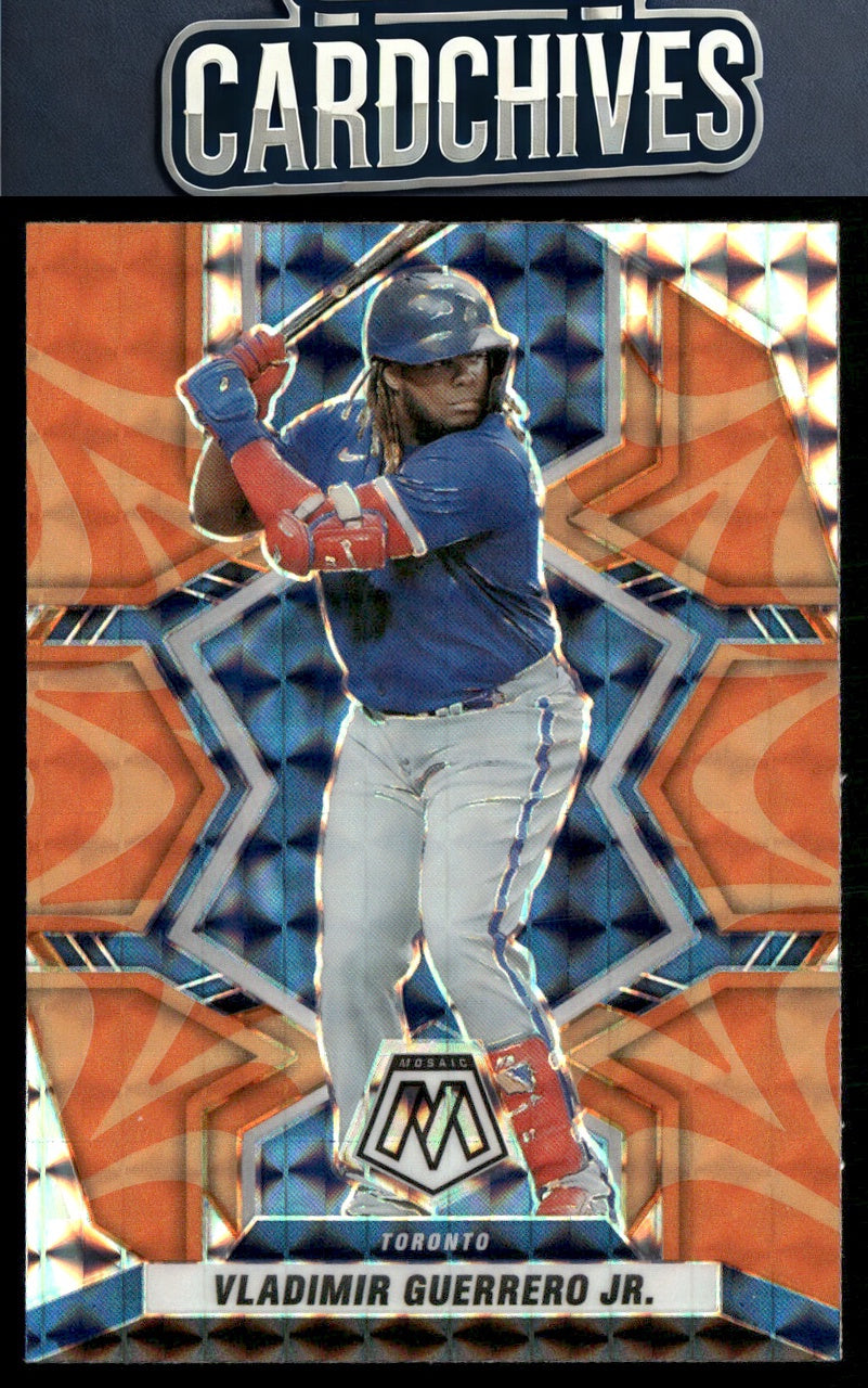 Vladimir Guerrero Jr. 2022 Panini Mosaic #81 Reactive Orange Mosaic