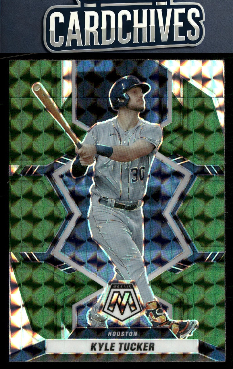 Kyle Tucker 2022 Panini Mosaic #19 Green Mosaic