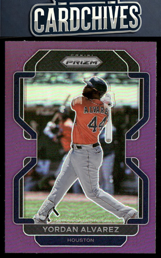 Yordan Alvarez 2022 Panini Prizm #66 Purple Prizm