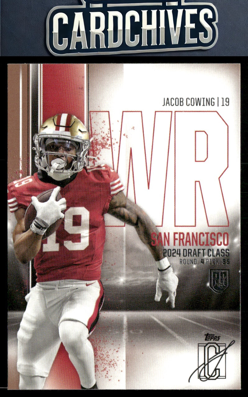 Jacob Cowing 2024 Topps Signature Class #176 Bronze RC