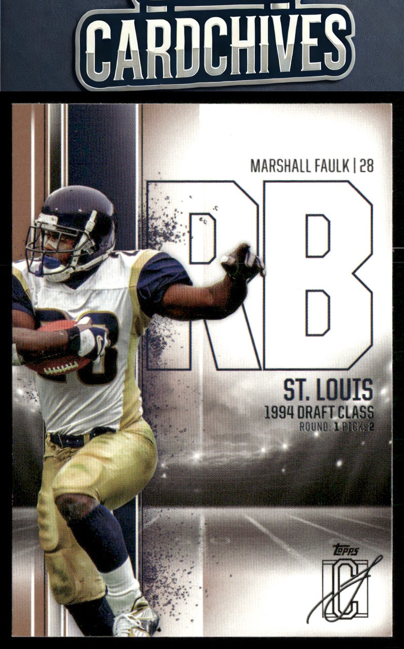 Marshall Faulk 2024 Topps Signature Class #27 Bronze