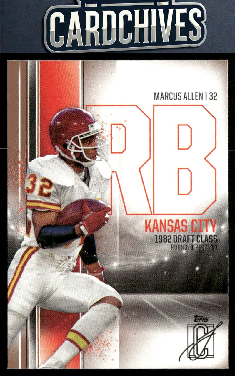 Marcus Allen 2024 Topps Signature Class #24 Bronze