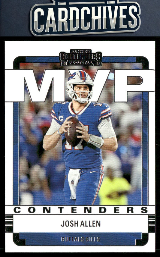 Josh Allen 2022 Panini Contenders #MVP-JAL MVP Contenders