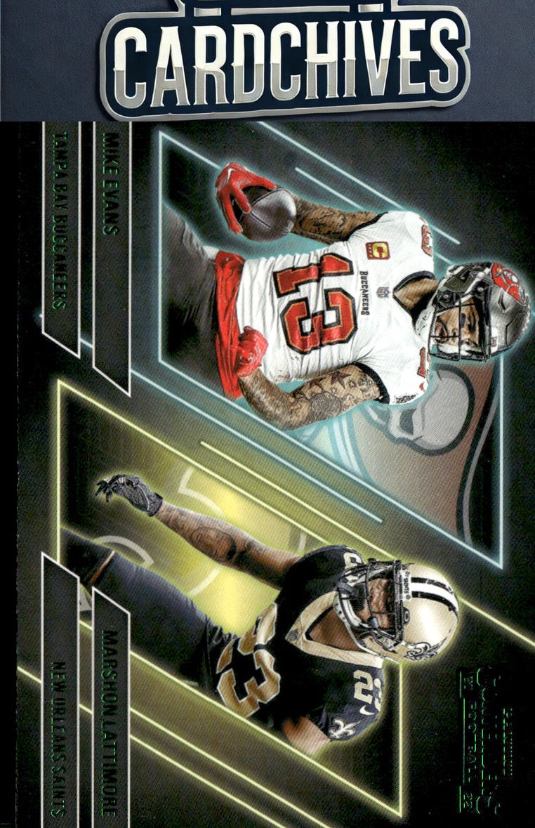 Mike Evans / Marshon Lattimore 2022 Contenders #CS-EL Contenders Series Emerald