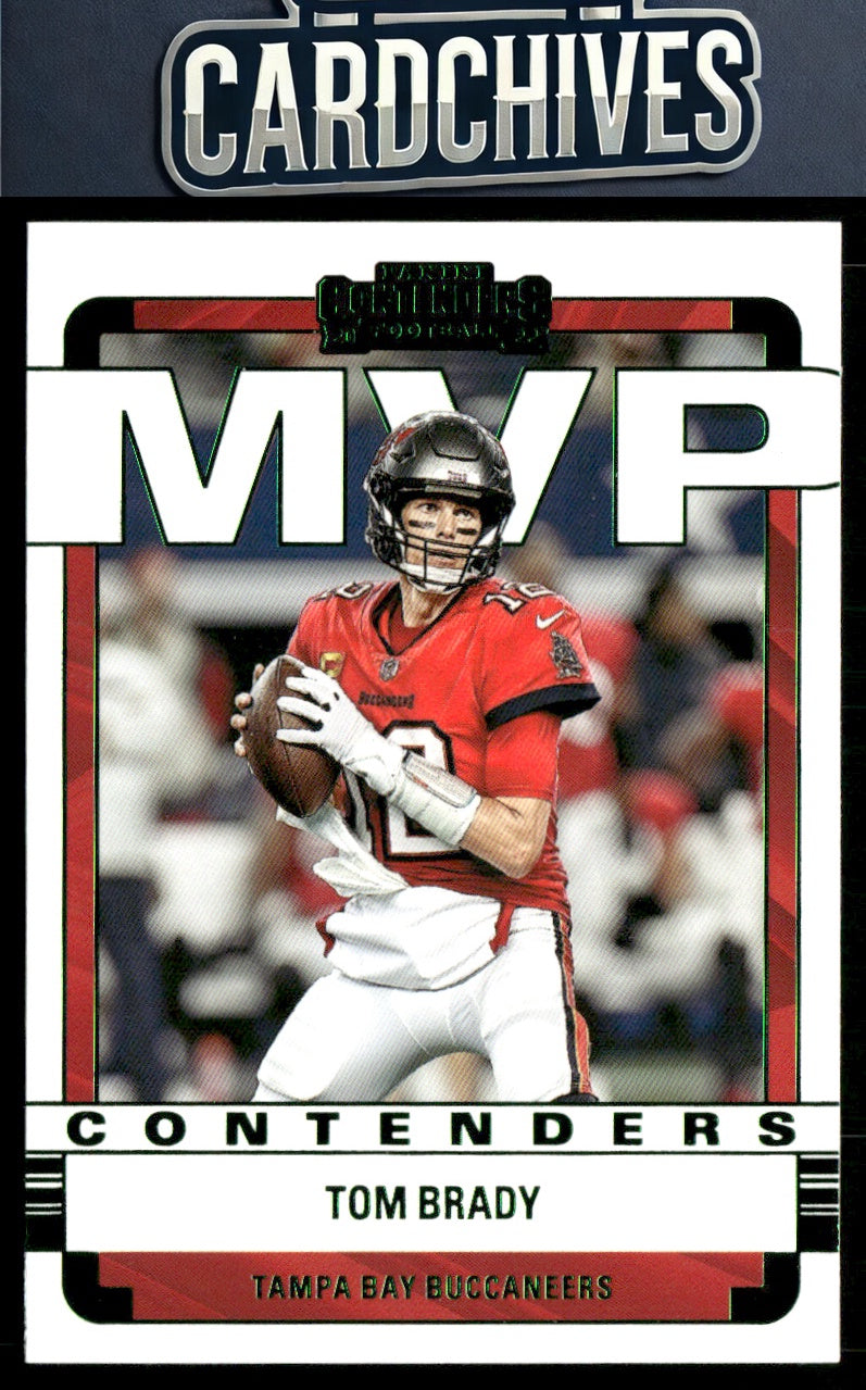 Tom Brady 2022 Panini Contenders #MVP-TBR MVP Contenders Emerald