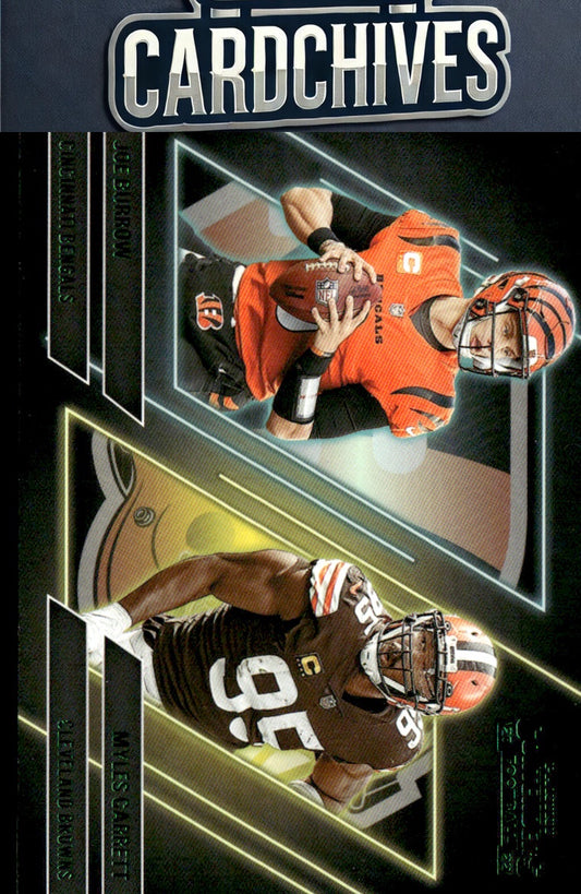 Joe Burrow / Myles Garrett 2022 Panini Contenders #CS-BG Contenders Series