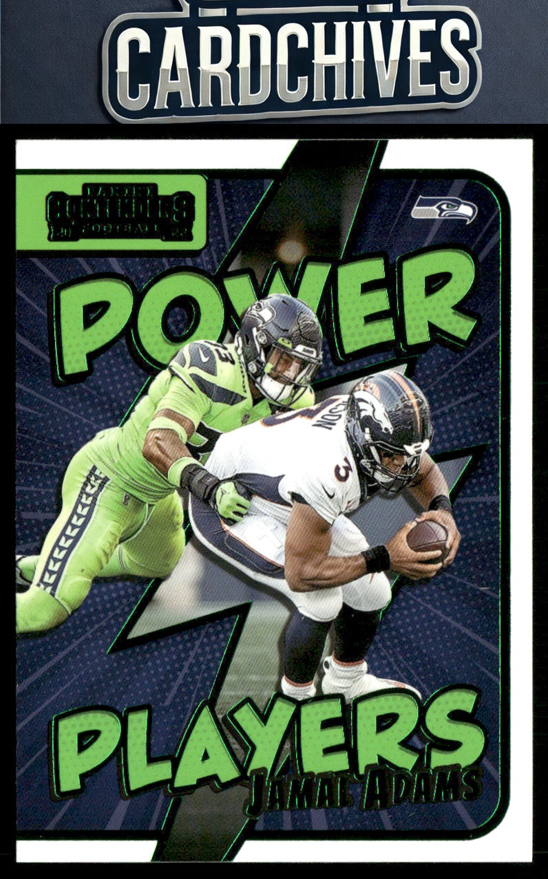 Jamal Adams 2022 Panini Contenders #PWR-JAD Power Players Emerald