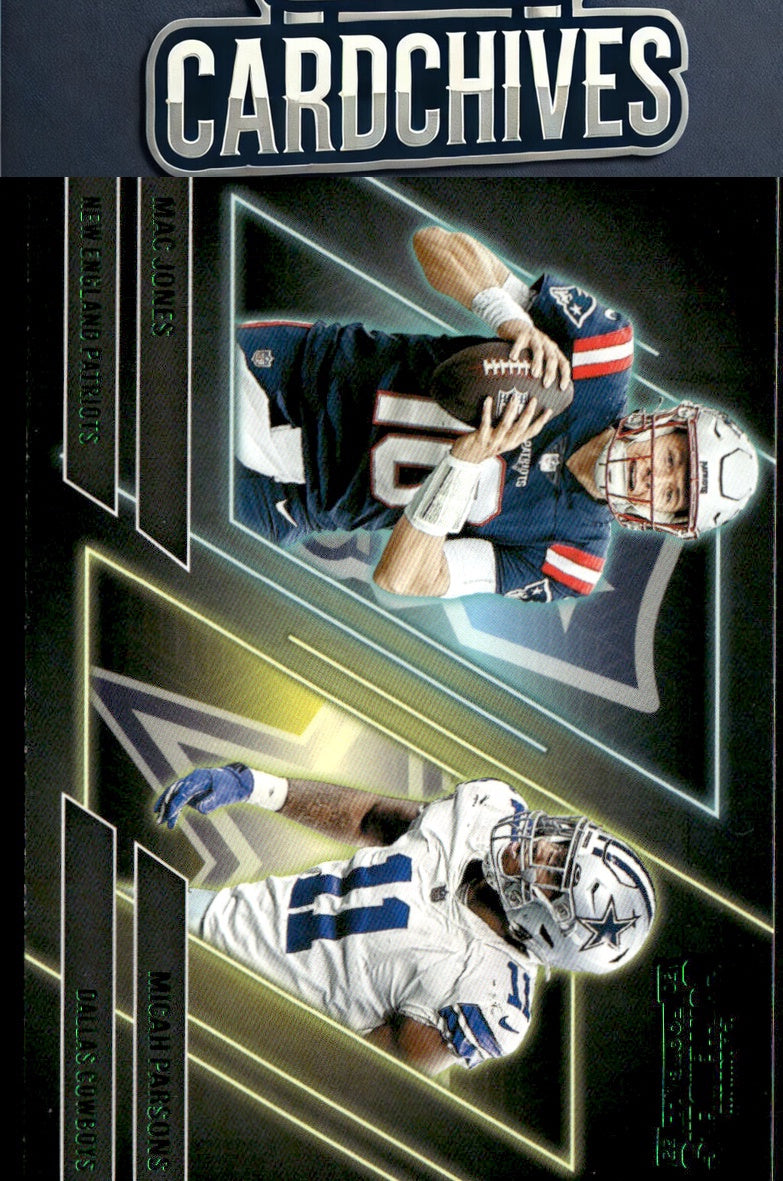Mac Jones / Micah Parsons 2022 Contenders #CS-JP Contenders Series Emerald