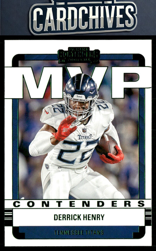 Derrick Henry 2022 Panini Contenders #MVP-DHE MVP Contenders Emerald