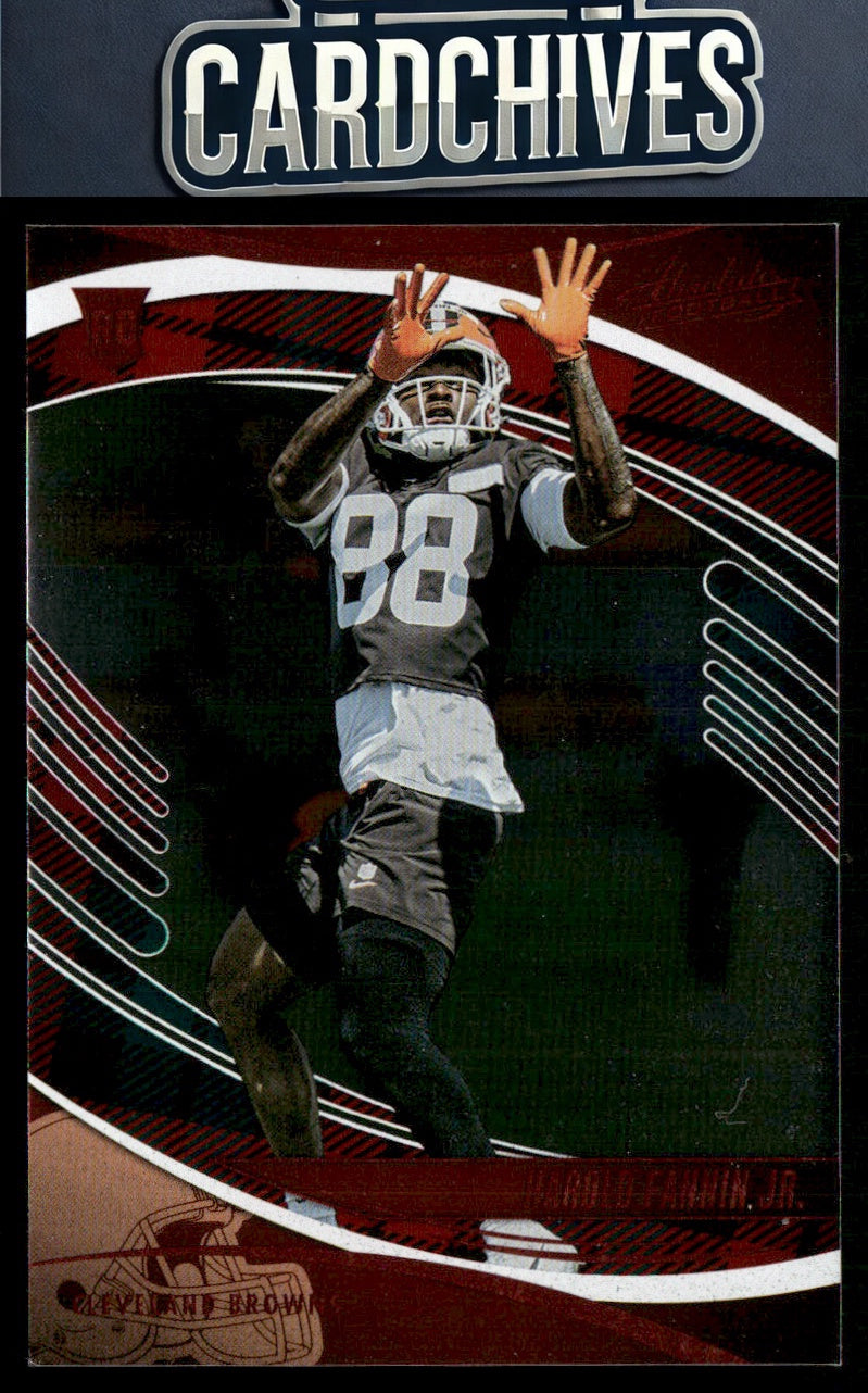 Harold Fannin Jr. 2025 Panini Absolute #126 Red RC