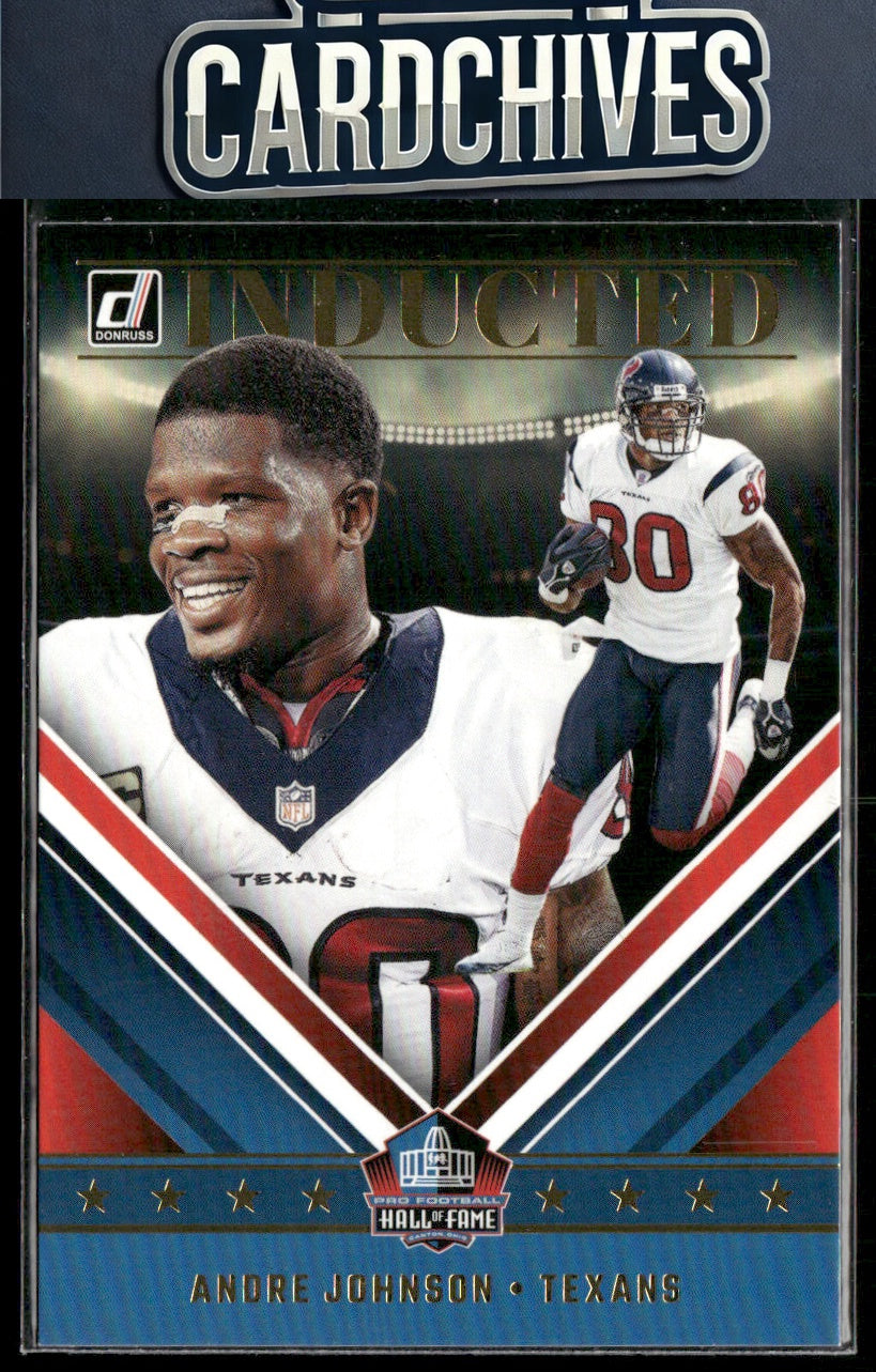 Andre Johnson 2024 Donruss #I-AJ Inducted