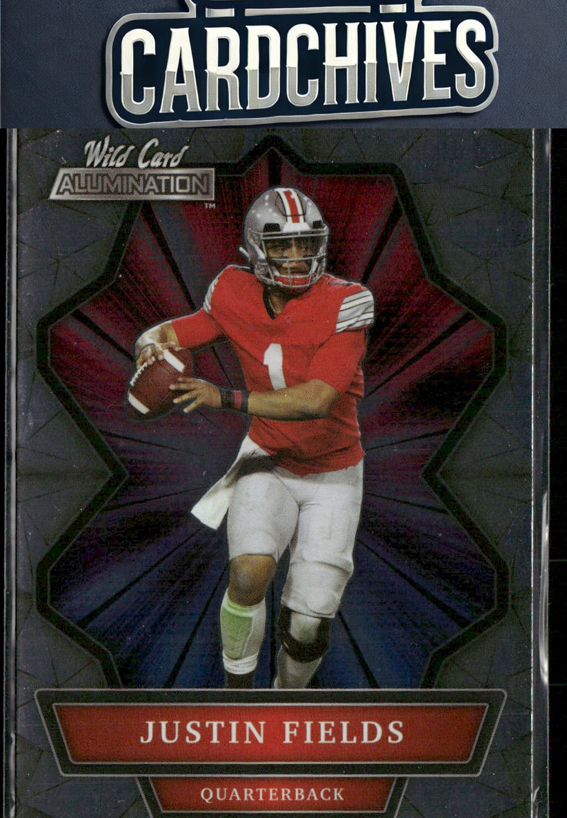 Justin Fields 2021 Wild Card Alumination #ABC-2 Silver