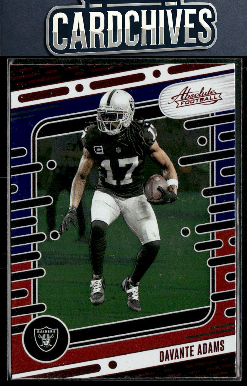 Davante Adams 2024 Panini Absolute #55 Red and Blue