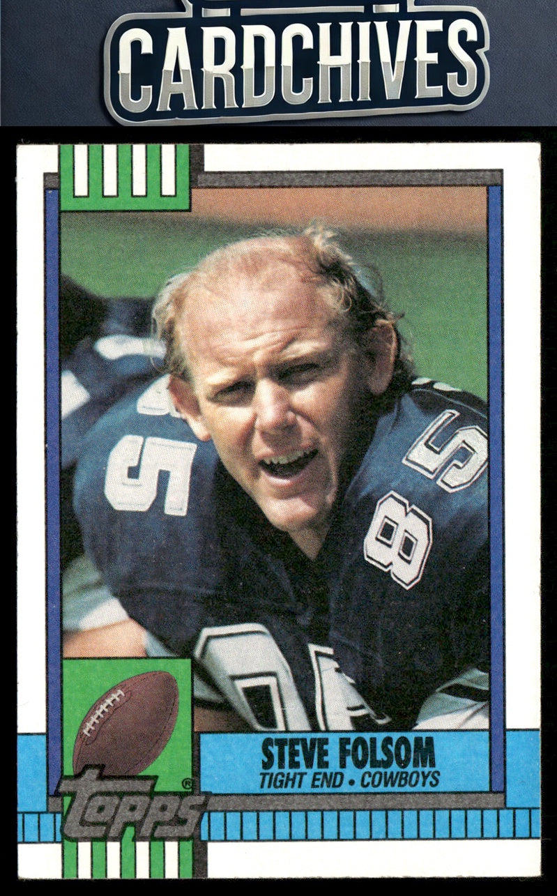 Steve Folsom 1990 Topps #485 RC